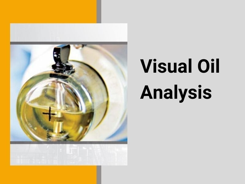 Visual oil analysis products