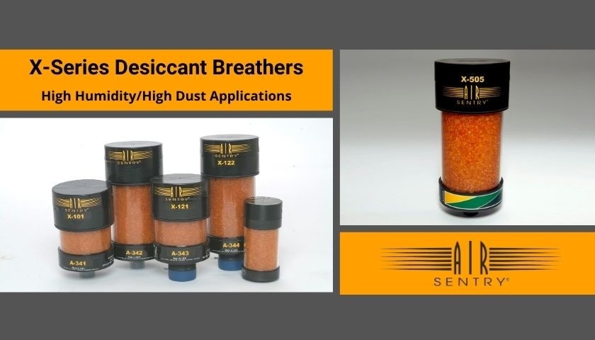 X-series desiccant breathers