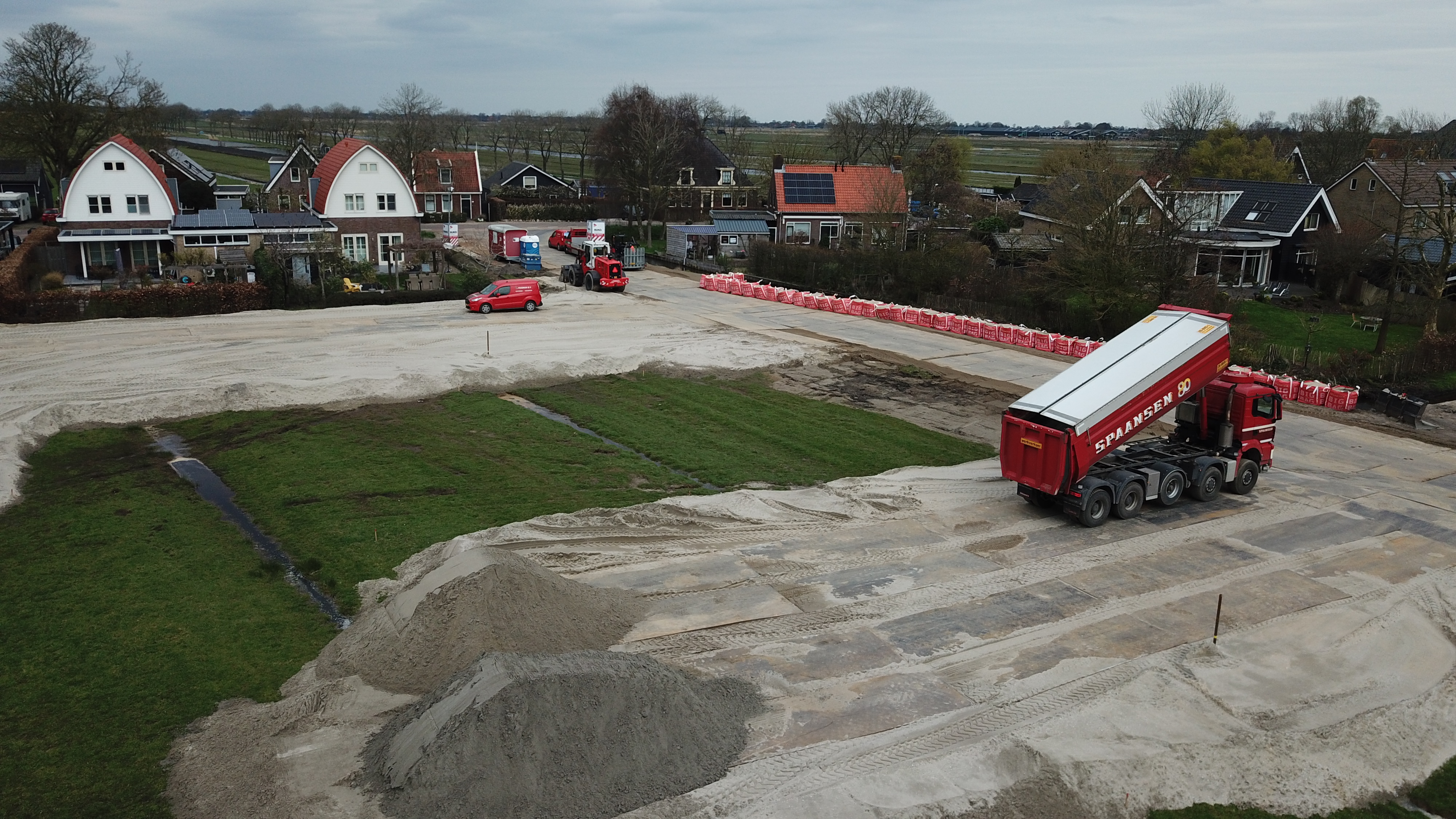 Voortgang Land van Kwadijk – werkzaamheden in volle gang