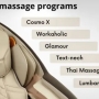 6 programma's in massageapparaat