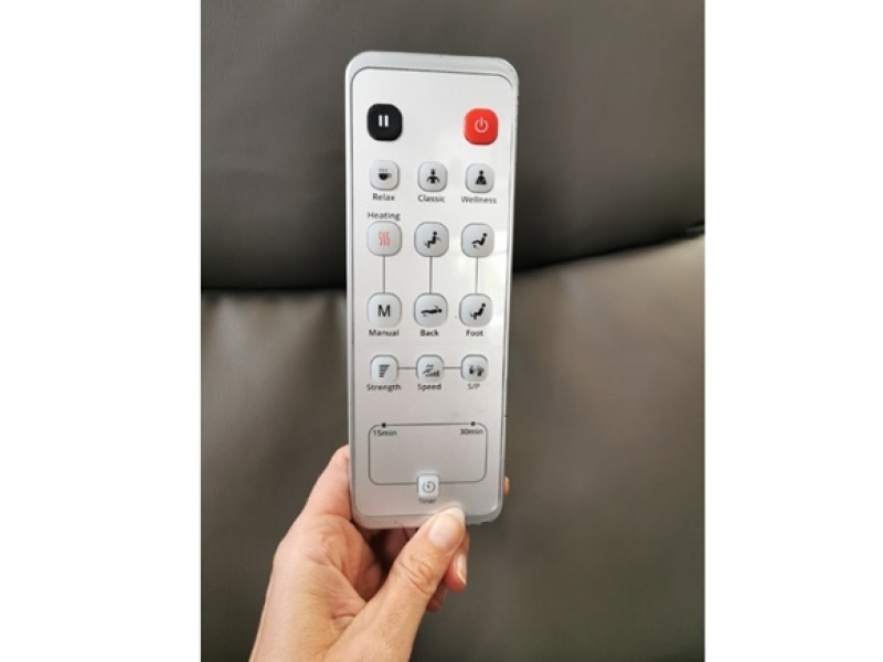 Afstandsbediening van relaxfauteuil met massage