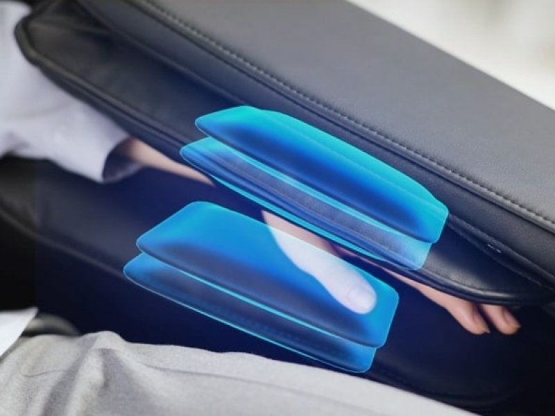 Airbags in de iRest massagestoel