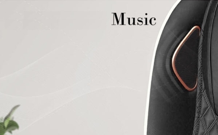 Compacte massagestoel met muziek