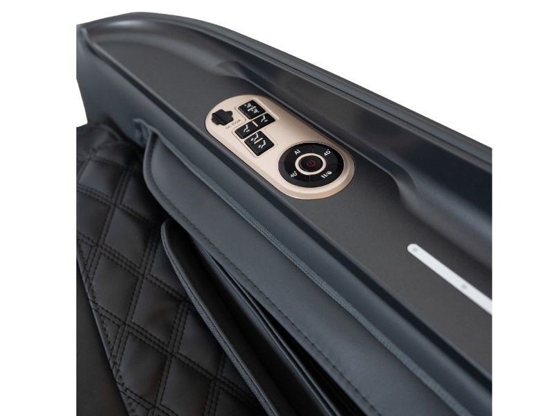 Detailfoto armleuning met handbediening