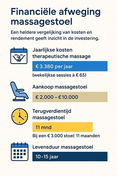 Financiele afweging massagestoel