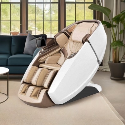 High end massagestoel in woonkamer