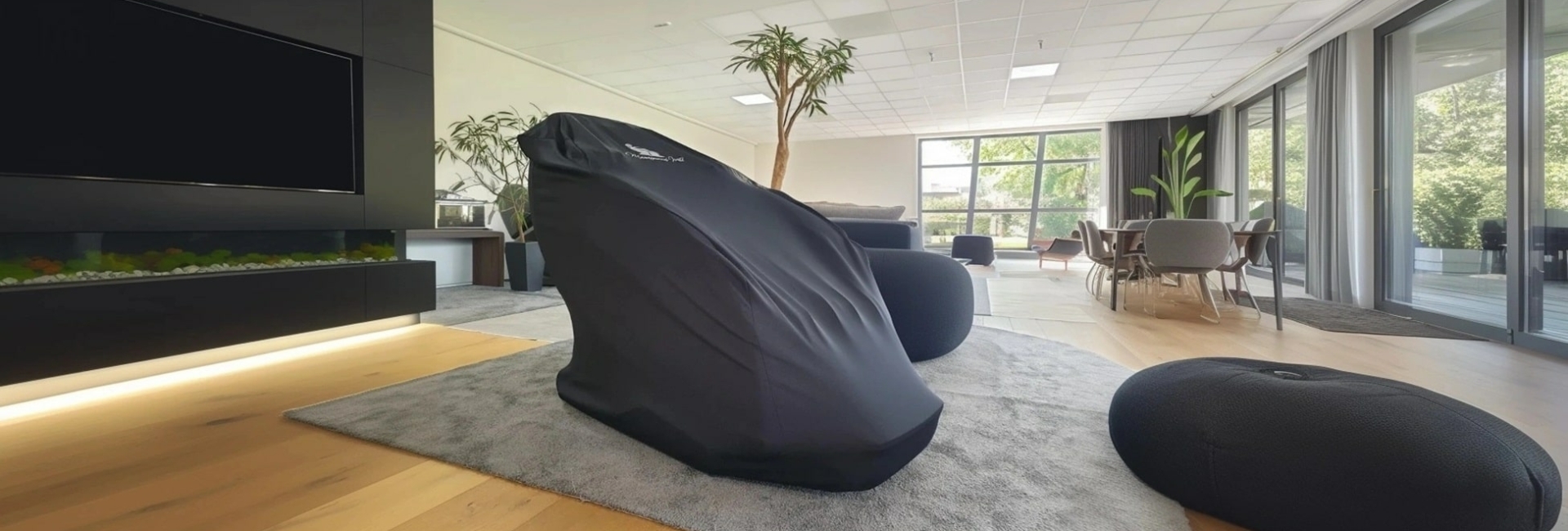 Hoes voor massagestoel in de woonkamer Hoes voor massagestoel in de woonkamer