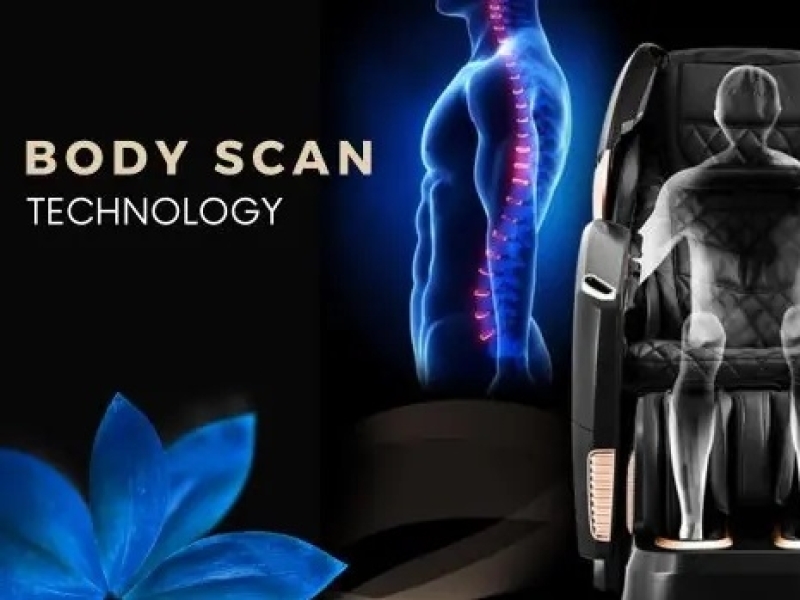 Massagestoel body scan technologie