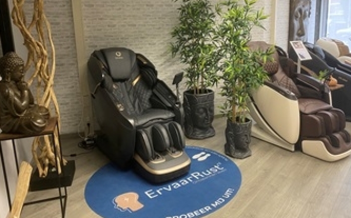 Massagestoelen showroom