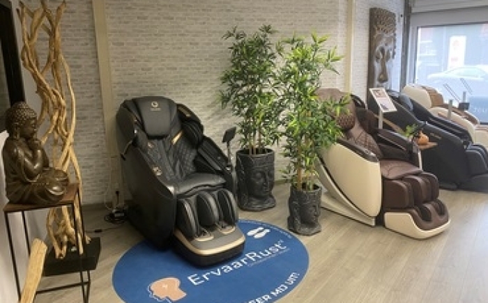 Massagestoelen showroom