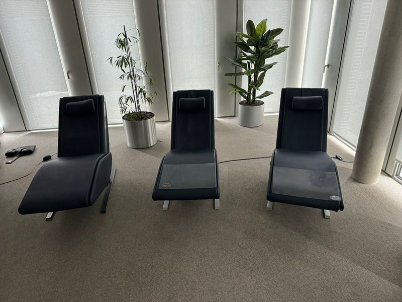 Powernap stoelen bij klant