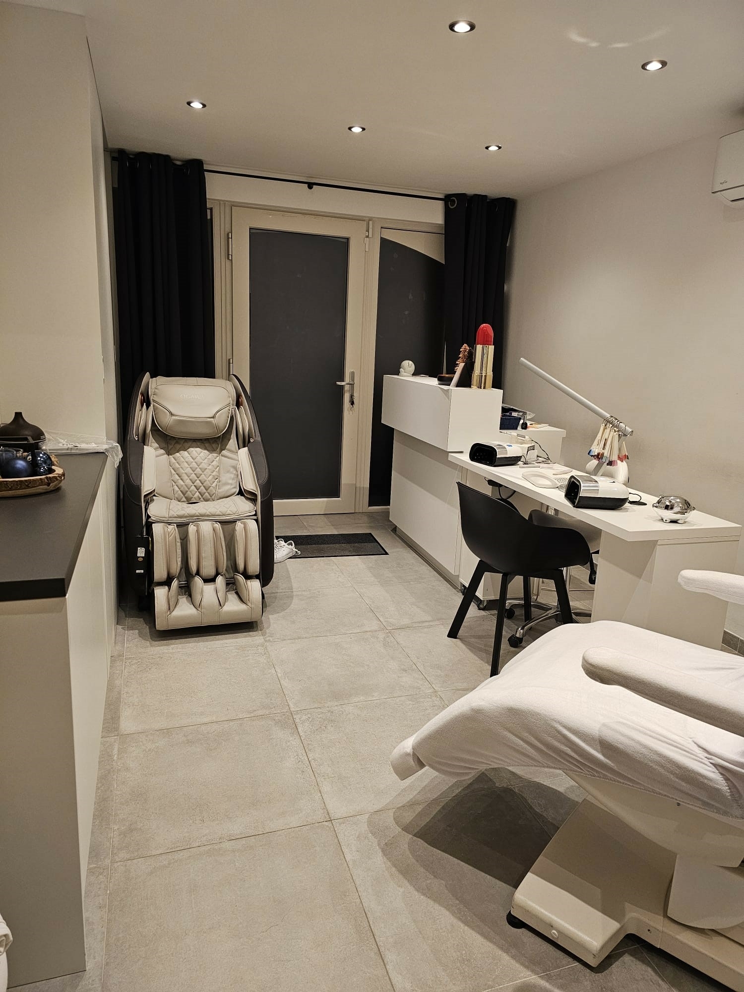 Massage stoel in beautysalon