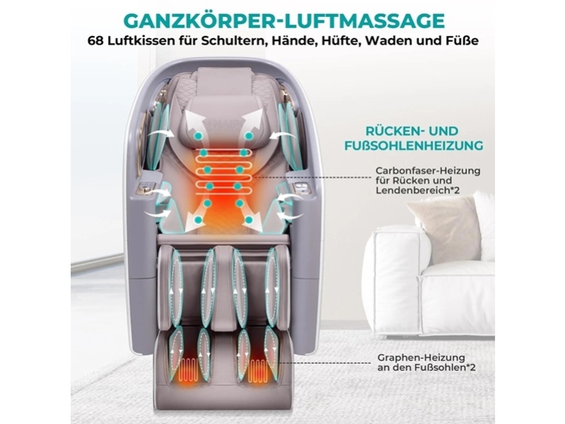 Verwarmde voetmassage