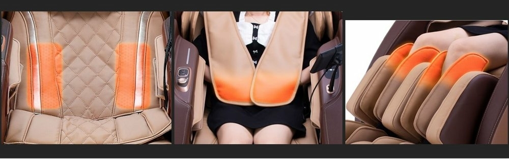 Verwarming in massagestoel