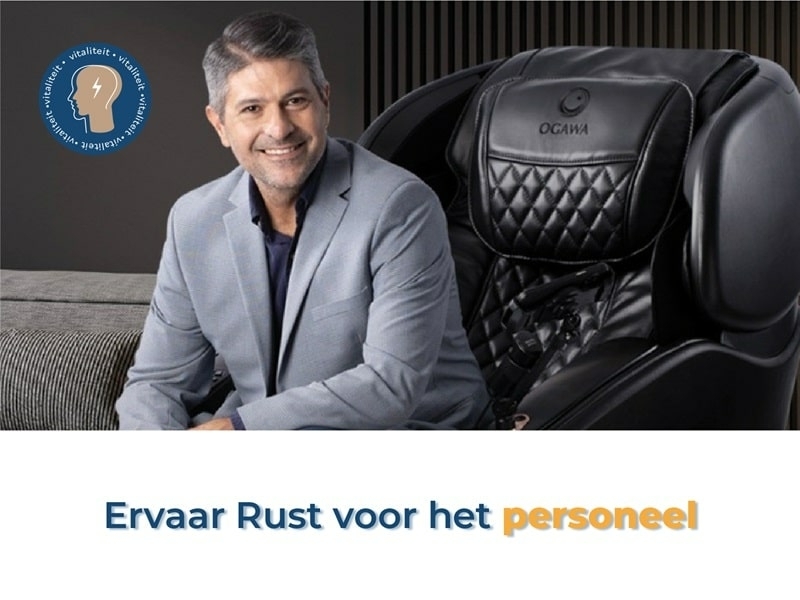 vitaliteitsbeleid met een massagetoel