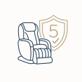 5 jaar garantie op massagestoelen 5 jaar garantie op massagestoelen