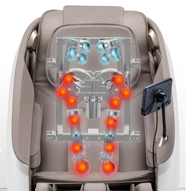 Fixed point massage rollers