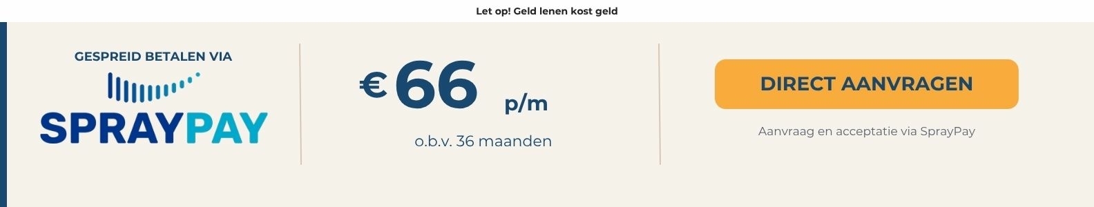 Gespreid betalen aanvragen
