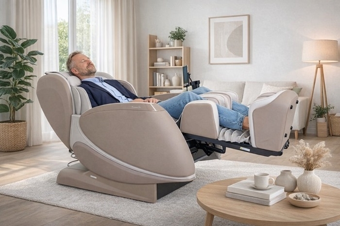 Kiyora Eclipse in de luxe woonkamer Kiyora Eclipse in de luxe woonkamer