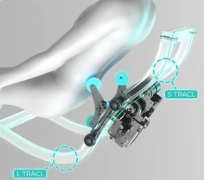 Single core track massage rollers