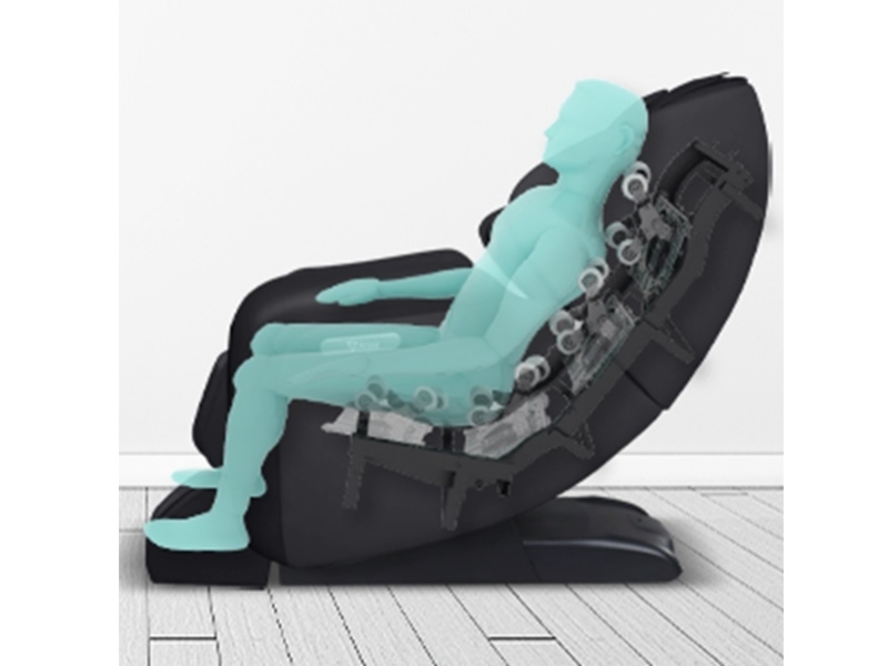 SL track in 3D massagestoel