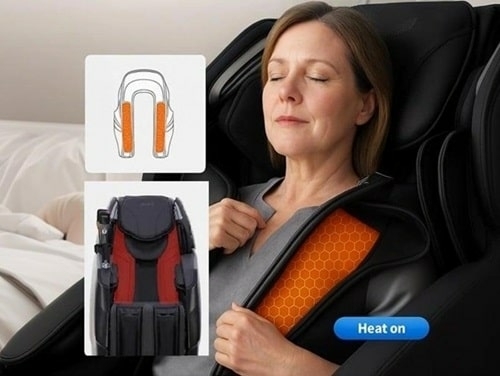 Verwarmingssjaal massagestoel Verwarmingssjaal massagestoel