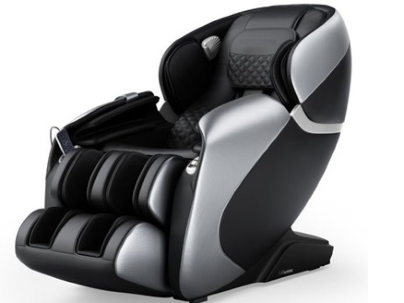 Zwart grijze full body massagestoel