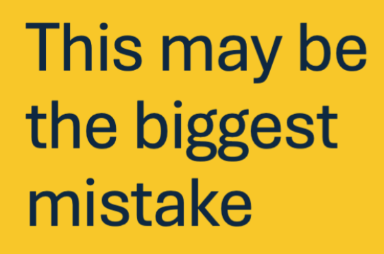 the biggest mistake in applying reciprocity