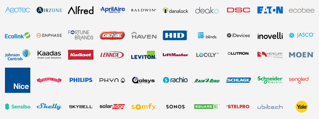 ES-Alarm.com hardware partners