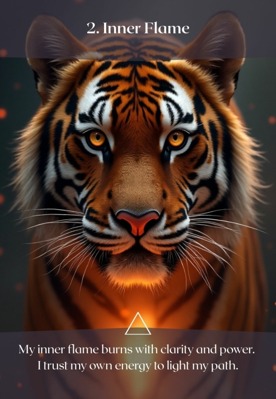 2. Inner Flame - Dancing between Fire & Water Oracle Deck Tiger