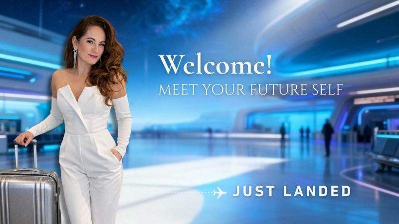 Meet Your Future Self Just Landed by Eva van Zeeland