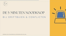 5 minuten noodknop opvoeding - emoties - rust in je gezin