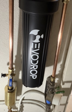 `Installatie evodrop adsorb metIntallatie EVOdrop Adsorb met Analemma Home