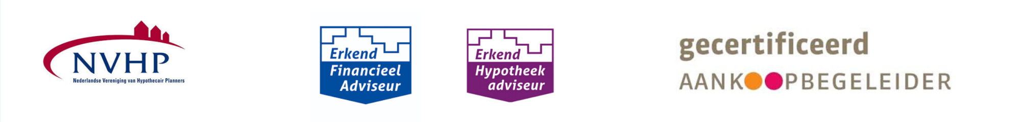 NVHP Erkend Financieel Adviseur Erkend Hypotheekadviseur Gecertificeerd aankoopbegeleider