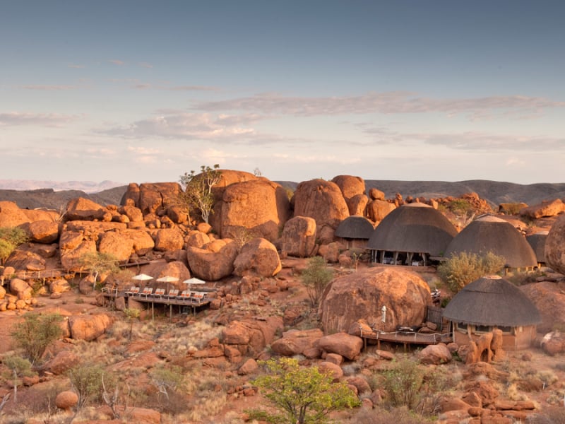 Mowani Mountain Camp - Luxe Accommodatie Namibië