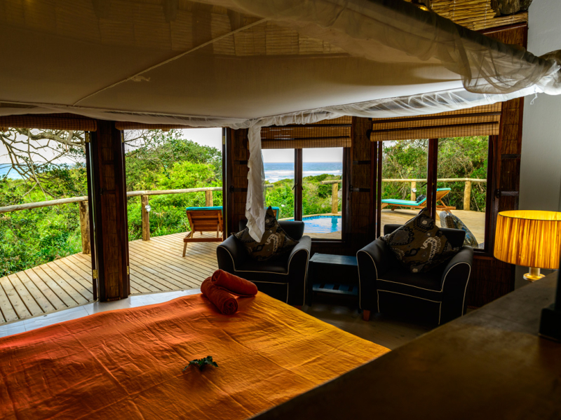 Thonga Beach Lodge - Luxe Accommodatie St. Lucia