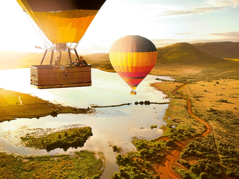 luchtballon varen in zuid-afrika hot air balloon 2