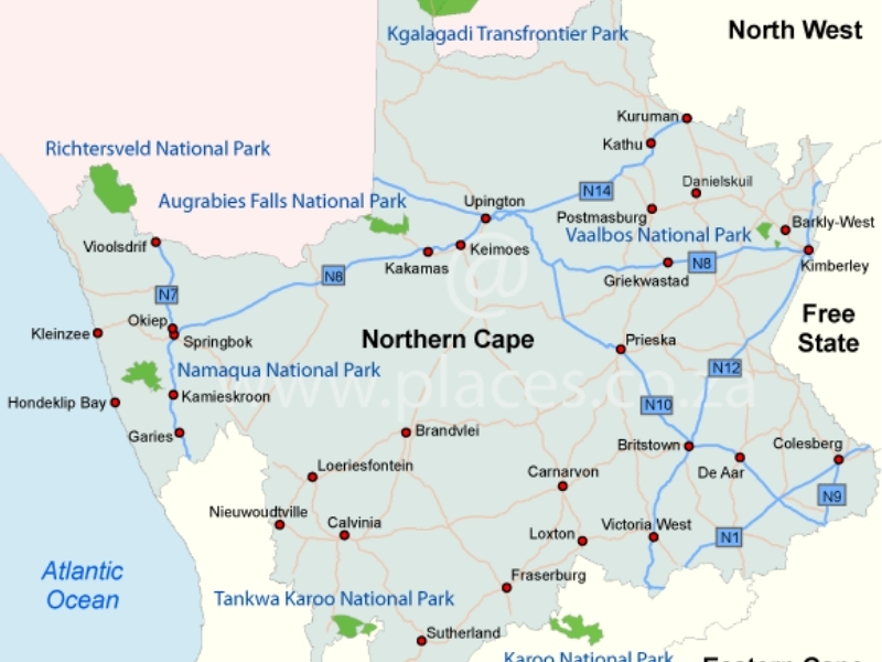 kaart-northern-cape