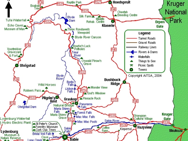 kaart panorama route
