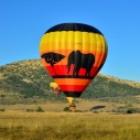 luchtballon varen in zuid afrika