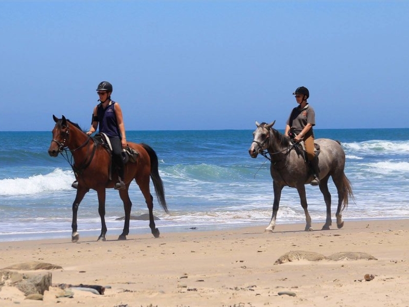 paardrijden in zuid afrika in wild coast