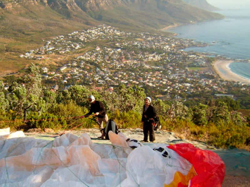 paragliding in zuid-afrika vanaf lions head kaapstad 2