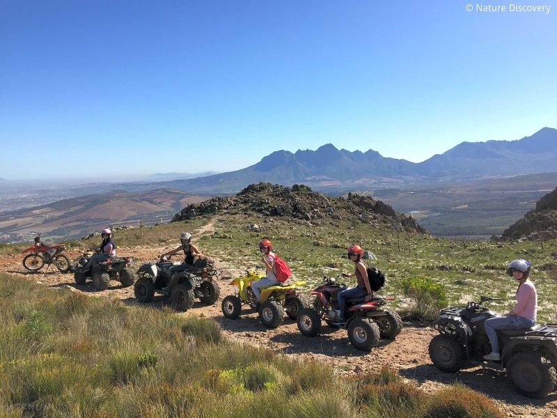 quatbike rijden in zuid afrika grabouw elgin bergen