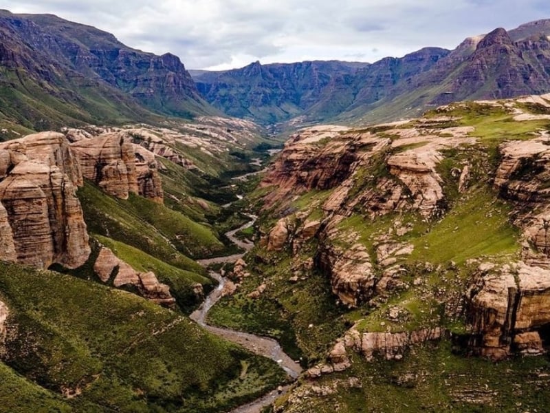 Wandelen Hiking Zuid-Afrika Drakensberge