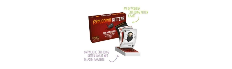 Exploding kittens kleine spelletjes