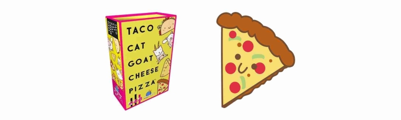 Taco cat goat cheese pizza snel spelletje