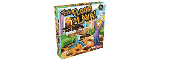 The floor is lava kinderspel