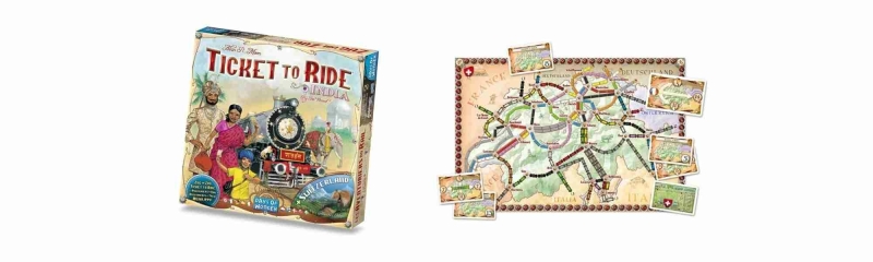 Ticket to ride India & Zwitserland