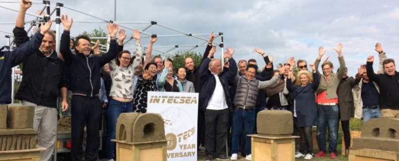 Professional sandsculpting with Intecsea in Zwolle