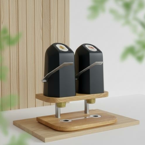 2 tpas dispenser voor jams en spreads 2 tpas dispenser voor jams en spreads op een modern hotelbuffet